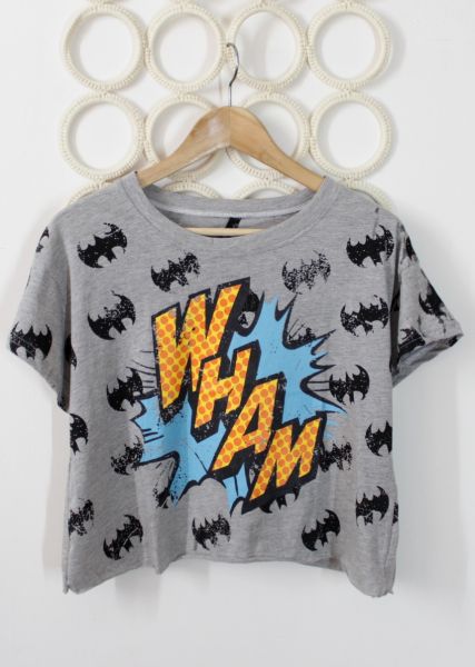 Crop Top "wham" Batman