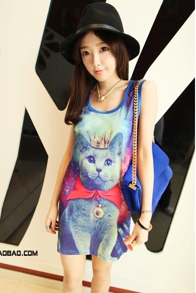 Camisa Cat Galaxy