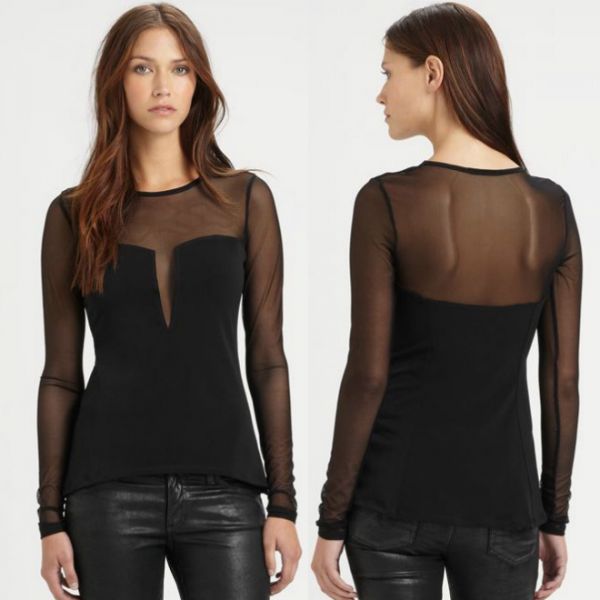 Blusa Sexy Transparente