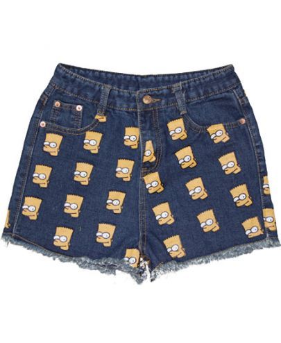 Shorts cintura alta Bart