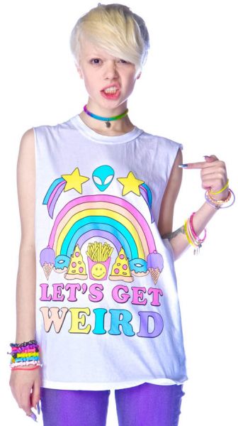 Camisa Lets Get Weird